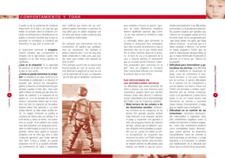 6
ComportamientoyTDAHCuaderno
7
ComportamientoyTDAHCuaderno
Cuando se da un problema de conducta
importante en el aula o en casa hay que
hablar en privado sobre la situación, evi-
tando recriminaciones o humillaciones en
público. Conviene recordar que lo que se
pretende es reconducir la conducta del
niño/chico, no que éste se sienta mal.
Es importante fomentar la empatía.
Existen estudios que correlacionan la
empatía con la agresividad. Cuanto más
empático es un niño menos agresivo se
manifiesta.
¿Qué es la empatía?. Es la capacidad
de ponerse en la piel del otro, de sentir
lo que el otro siente.
¿Cómo se puede fomentar la empa-
tía?. La empatía es un valor, como lo es la
honestidad, la solidaridad o el esfuerzo. El
ejemplo que ofrecen los educadores,
padres y maestros,es fundamental.Así por
ejemplo, cuando el niño dice “Han casti-
gado a Marta sin colonias por que tiene tres
avisos de conducta” y la respuesta de los
padres es: “si se ha portado tan mal se lo
merece”, convendría valorar qué se trans-
mite con ello. La respuesta de los padres
debería haber sido parecida a “¿y cómo
estaba Marta?, ¡se debe haber sentido tris-
te!”. En ningún momento se justifica la
conducta de Marta, pero en cambio, sí se
está atento a cómo se siente,“nos pone-
mos en su piel”. A los adultos nos resulta
muy fácil empatizar con desgracias perso-
nales: la enfermedad, la muerte de un ser
querido... Ahora bien, ¿quién se muestra
empático con un niño que lleva a cabo
conductas agresivas?, ¿qué recibe además
este niño?. Crítica y castigo. ¿Se puede
empatizar con él?. Sí, se pueden entender
sus sentimientos de rabia o impotencia
ante conflictos que tienen con sus com-
pañeros, padres, hermanos o maestros. Es
muy difícil para un adulto empatizar con
los niños que llevan a cabo conductas que
se consideran inadecuadas.
No obstante, que conectemos con sus
sentimientos no significa que justifique-
mos sus actuaciones. Por ejemplo el
padre o maestro dice: “sí, te veo muy enfa-
dado, comprendo tu rabia, pero ¿qué pue-
des hacer para resolver esta situación sin
herir al otro?”.
Otro ejemplo: vuestro hijo os explica que
hoy ha sacado un “sufi” en lectura, voso-
tros detectáis la alegría en el tono de voz
y en la expresión de la cara. La respuesta:
“ya era hora que lo aprobases” demuestra
poca empatía e incluso un patrón ”agre-
sivo” de crítica. Mostrarnos empáticos
hubiera significado expresar algo como:
“te veo muy contento, yo también lo estoy,
te felicito”.
La estrategia básica para promover la
empatía es practicarla. Para conseguirlo
hace falta escuchar atentamente lo que el
niño/chico dice y/o lo que intenta decir.
Por lo tanto, conviene observar la postu-
ra , el tono de voz y la expresión de la
cara e intentar adivinar el sentimiento
que se esconde detrás. Entonces, estare-
mos preparados para “ponernos en su
piel”. Para ser empático es necesario
tener una actitud reflexiva y no contestar
lo primero que se nos ocurre.
LAS DIFICULTADES EN
LAS INTERACCIONES SOCIALES
Las dificultades que suelen presentar los
niños y jóvenes con este trastorno para
relacionarse pueden darse por muchos
motivos, todos ellos directa o indirecta-
mente relacionados con la sintomatología
del TDAH o de los trastornos añadidos.
• Mala lectura de las señales o de
las situaciones sociales: atribucio-
nes erróneas de las conductas de los
demás. Por ejemplo, pueden atribuir
mala intención a un empujón durante
el juego y responder con agresión, o
ante una pregunta neutral del maestro
del tipo “¿hiciste ayer los deberes?” pue-
den atribuirle intencionalidad y respon-
der con un “¿acaso no confías en mi?”.
La precipitación de respuesta que
muestran los niños conTDAH impulsi-
vos-hiperactivos facilita estas acciones.
Se añaden además las dificultades para
analizar con detalle lo que les ocurre,
debido principalmente a las dificultades
atencionales y a la propia precipitación.
Así, pueden explicar, por ejemplo, que
“Marcos me ha pegado cuando yo no le
he hecho nada”.Al ser preguntados por
“qué hacía, dónde, con quién, qué hacía
Marcos entonces...” se percata que él sí
había insultado a Marcos (“en broma,
un insulto pequeño”), hecho que sin
duda le había pasado desapercibido, ya
que lo había minimizado focalizando la
atención en el hecho que “Marcos me
ha pegado”.
• Dificultad para internalizar y ge-
neralizar las normas: esta dificultad
tanto se manifiesta en situaciones de
juego, como de convivencia. El mos-
trarse intrusivo, o con poco respeto
por las normas, le genera dificultades
en la relación con los compañeros y
con los adultos. Los niños o chicos con
TDAH son alertados y reñidos repeti-
damente por las mismas conductas,
como si no aprendieran, y hasta cierto
modo es así. Les cuesta mucho más
interiorizar las normas y necesitan
mayor tiempo, entrenamiento y elogio
que sus iguales para conseguirlo.
• Dificultad en el control de las
emociones: reacciones desmesura-
das, imprevisibles o explosivas tanto
ante sentimientos negativos como el
enfado,la frustración,el sentirse engaña-
do... como ante sentimientos positivos
como excitabilidad, ilusión, diversión...
(que suelen generar las situaciones
extraordinarias, como las colonias, el
teatro, participar en una fiesta...). La baja
tolerancia a la frustración es también
una manifestación de la dificultad que
tienen para el control de las emociones,
C O M P O RTA M I E N TO Y T DA H
 