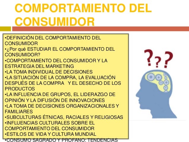 Comportamiento del consumidor