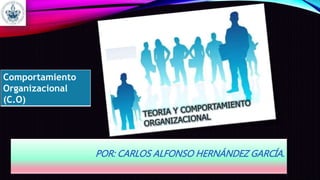 POR: CARLOS ALFONSO HERNÁNDEZ GARCÍA.
Comportamiento
Organizacional
(C.O)
 