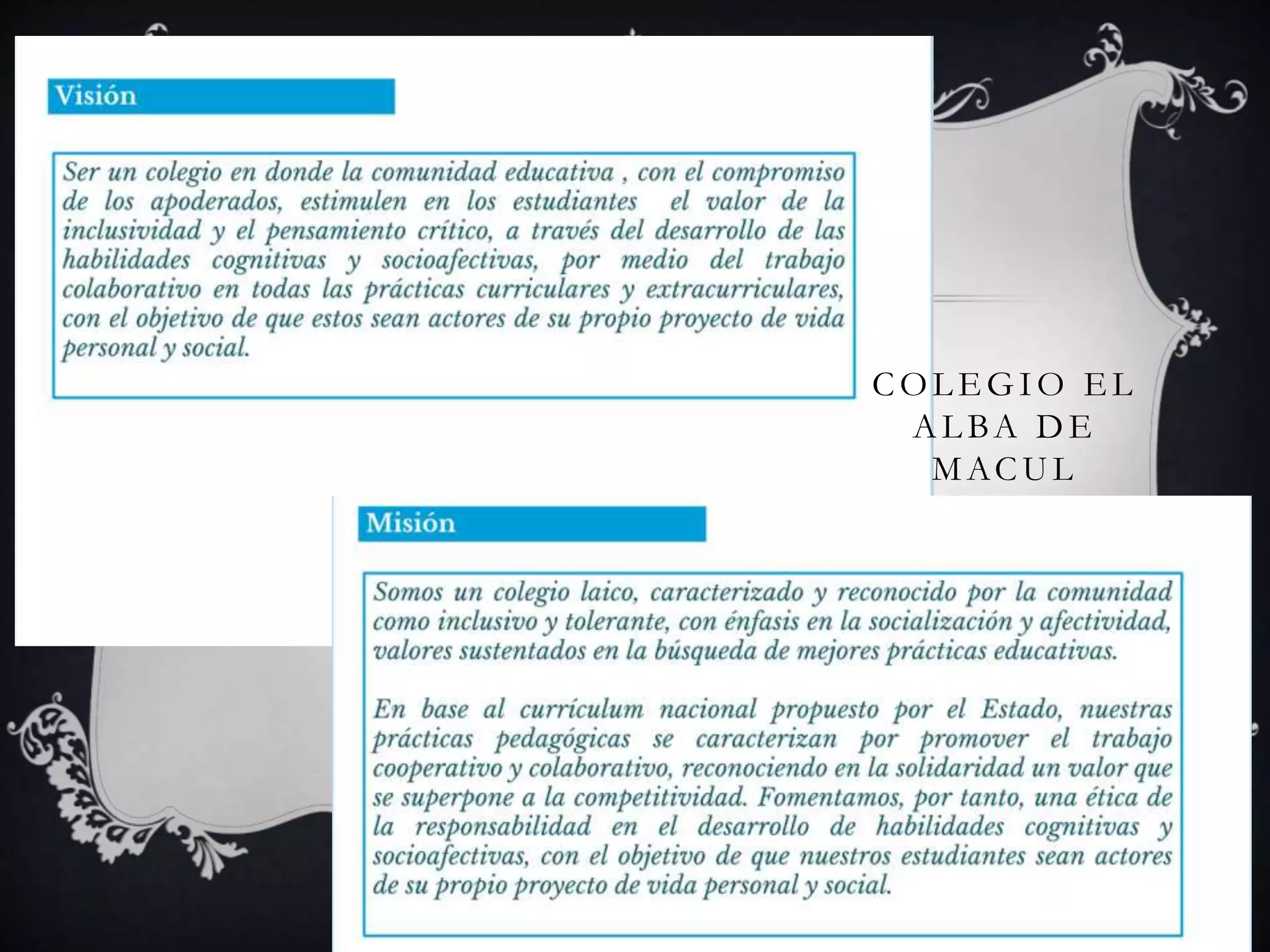 COLEGIO EL
AL BA DE
MACUL