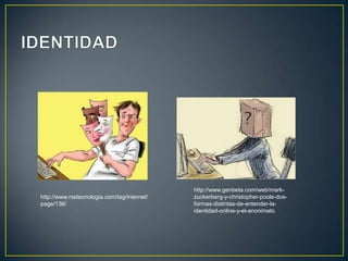 http://www.genbeta.com/web/mark-
http://www.rsstecnologia.com/tag/internet/   zuckerberg-y-christopher-poole-dos-
page/136/                                    formas-distintas-de-entender-la-
                                             identidad-online-y-el-anonimato
 