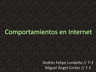 Andrés Felipe Londoño // 7-3
Miguel Ángel Cortes // 7-3
 