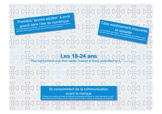 You'll never be alone again ! Etude quali de l'écosystème digital des 18-25 ans