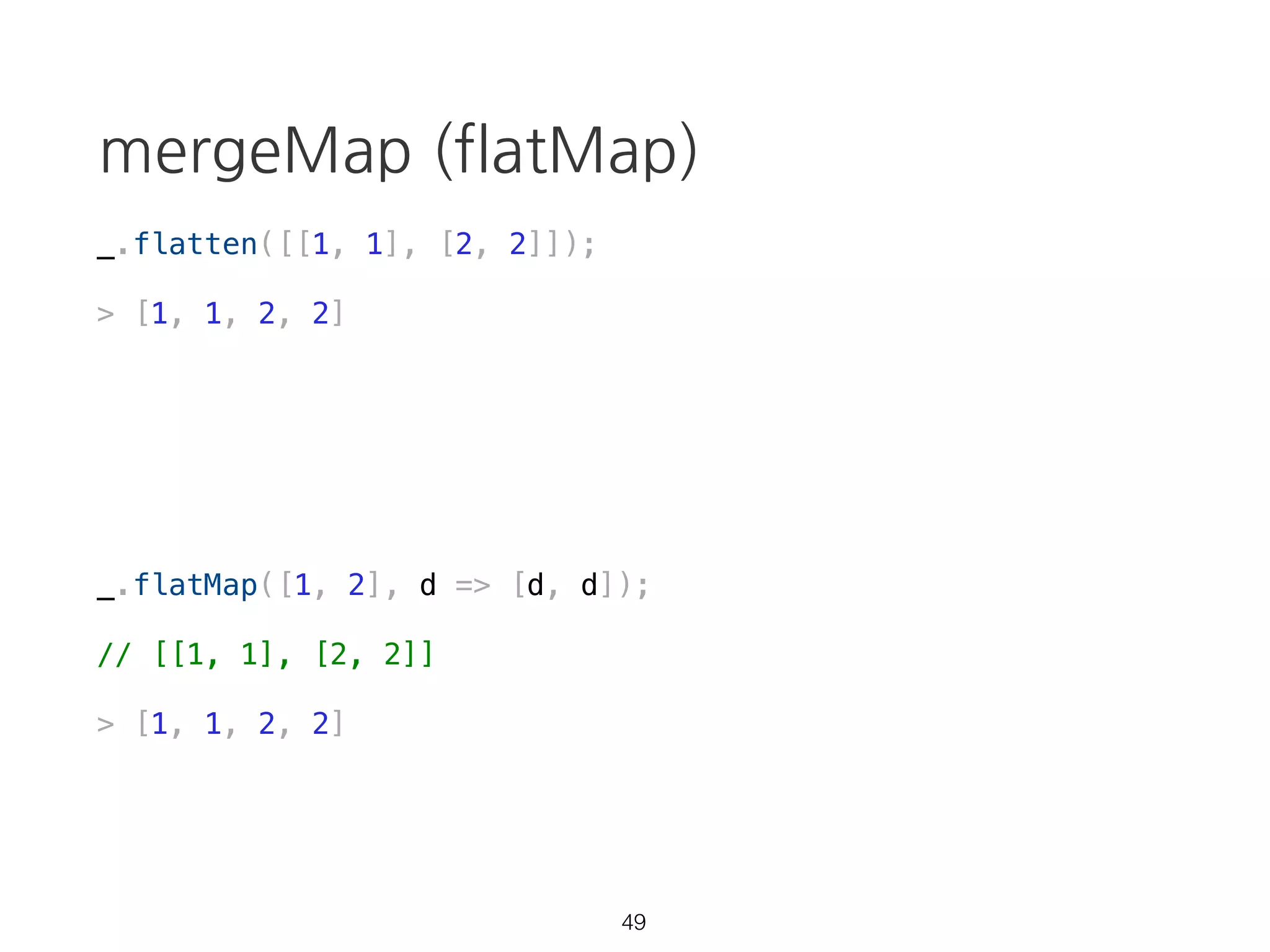 Completion
32
observable.subscribe(nextFn, errorFn, completeFn);
 