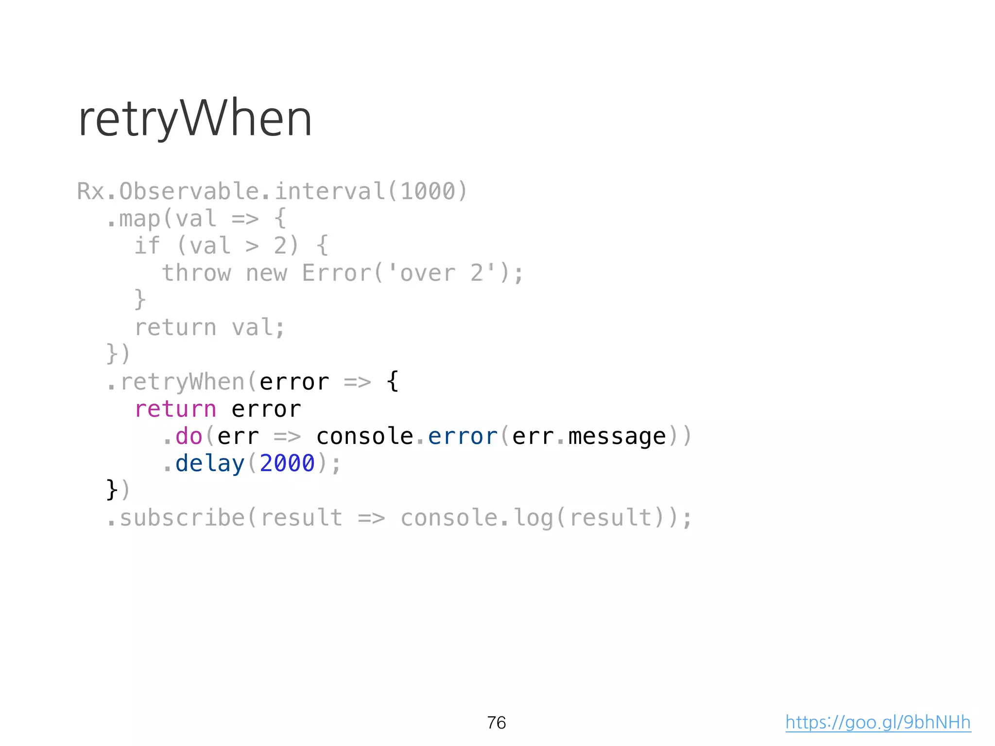mergeMap (flatMap)
[..1..2..3].mergeMap(d => [...d])
[[...1]..[...2]..[...3]]
[....1......2......3]
50
source projection
result
 