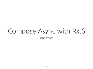 Compose Async with RxJS
@chitacan, Riiid
1
 