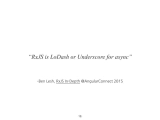 pull vs push
[1, 2, 3].forEach(console.log);
[1..2..3...].forEach(console.log);
16
 