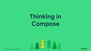 This work is licensed under the Apache 2.0 License
Thinking in
Compose
 