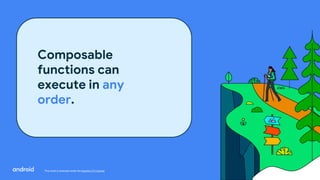This work is licensed under the Apache 2.0 License
Composable
functions can
execute in any
order.
 