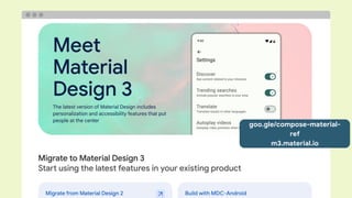 goo.gle/compose-material-
ref
m3.material.io
 
