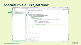 This work is licensed under the Apache 2.0 License
Android Studio - Project View
 