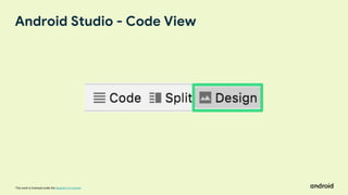 This work is licensed under the Apache 2.0 License
Android Studio - Code View
 