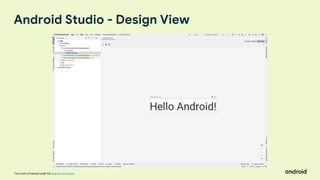 This work is licensed under the Apache 2.0 License
Android Studio - Design View
 
