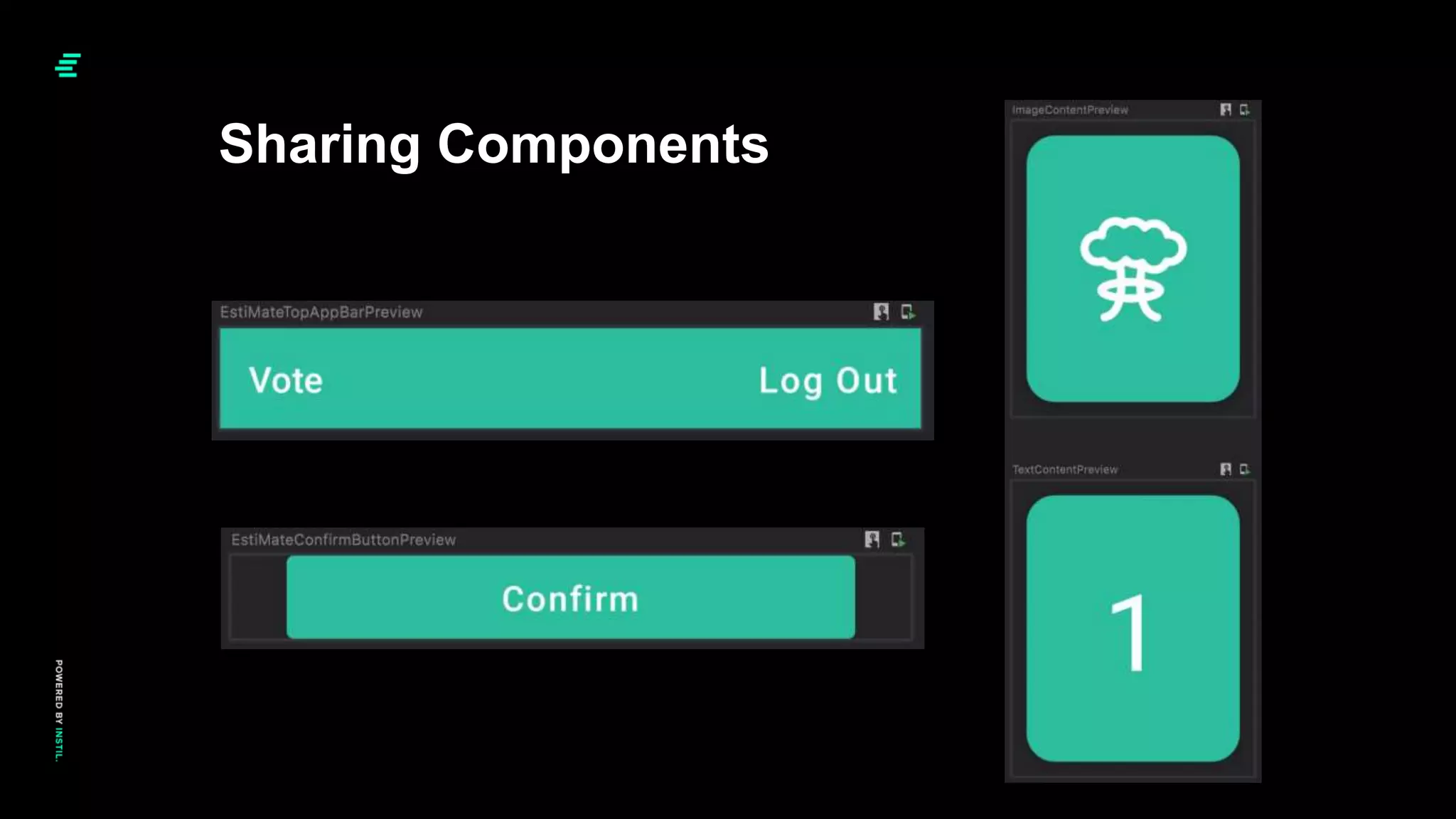 Sharing Components
 