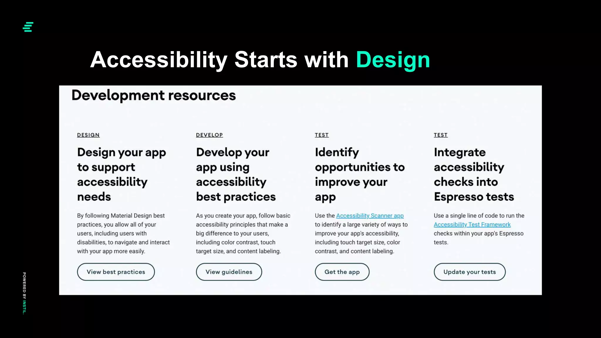 Accessibility Starts with Design
 