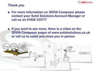 Technical CommunicationsNow let’s take a look...		3DVIA Composer Demonstration