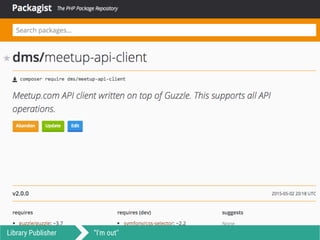 Library Publisher “I'm out"
 