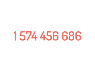 1 574 456 686one billion, ﬁve hundred seventy-four million, four
hundred ﬁfty-six thousand, six hundred eighty-six
+
 