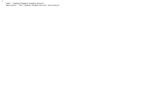 {
    "name": "symfony/framework-standard-edition",
    "description": "The "Symfony Standard Edition" distribution",
 