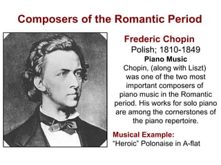 Composers of the Romantic Period | PPT