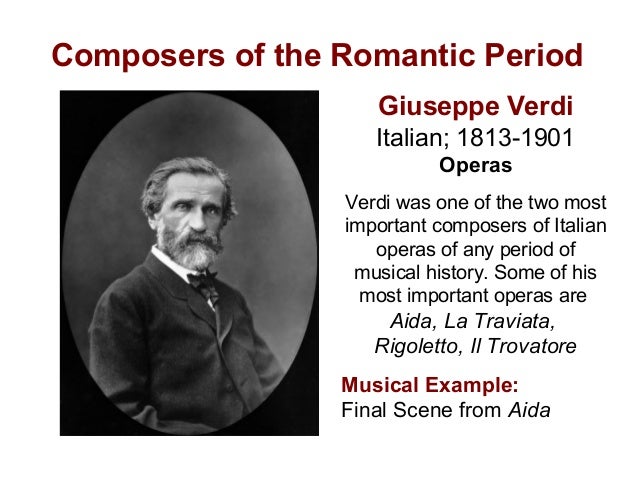 Composers Of The Romantic Period