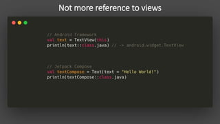 Not more reference to views
 