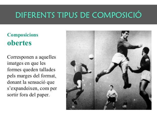 ALTRES ASPECTES DE LA COMPOSICIÓ 
La regla dels terços: Consisteix en dividir verticalment i 
horitzontalment el rectangle...