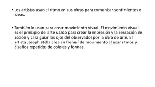 Forma Y Ritmo Disenios Composición lomce 1ºeso | PPTX
