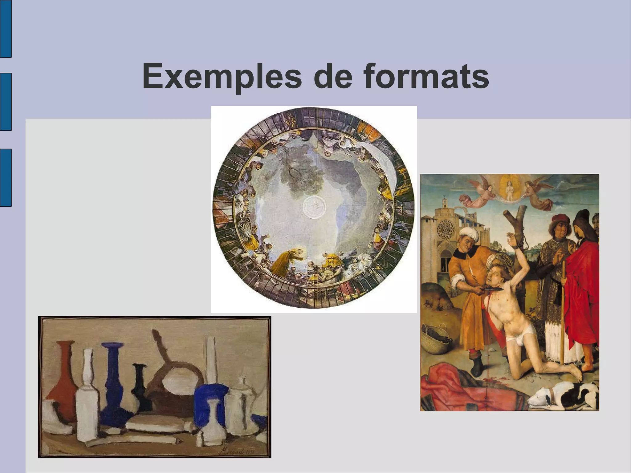 Exemples de formats 