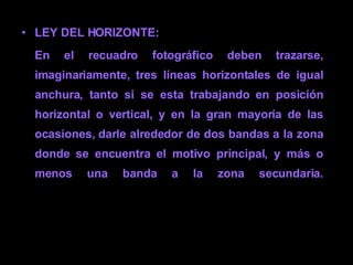 Existen unas reglas que ayudan a dar expresividad a una fotografía. 