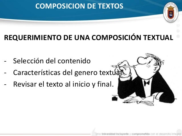 Composicion de textos