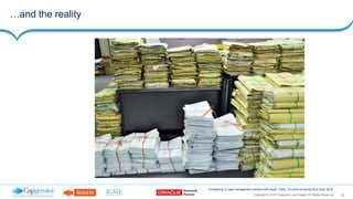 42Copyright © 2015 Capgemini and Sogeti. All Rights Reserved
Composing a Case management solution with SaaS, PaaS, On-prem products| 2nd June, 2016
…and the reality
 