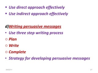 Composing business messages ppt | PPT