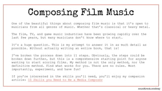 Composing Film Music – The Ultimate Guide | PDF