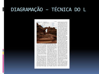 DIAGRAMAÇÃO – TÉCNICA DO L
 