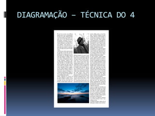 DIAGRAMAÇÃO – TÉCNICA DO 4
 