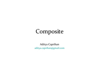 Composite Aditya Caprihan [email_address] 