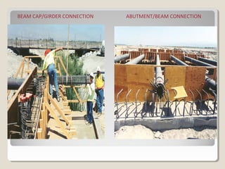 BEAM CAP/GIRDER CONNECTION ABUTMENT/BEAM CONNECTION
 