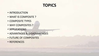 Composite materials in aerospace applications | PPTX