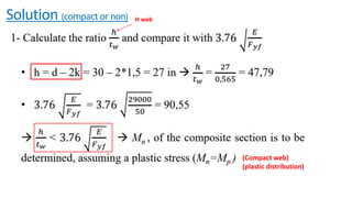 Solution (compact or non) H web
(Compact web)
(plastic distribution)
 