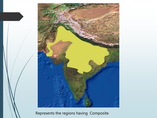Represents the regions having Composite
 