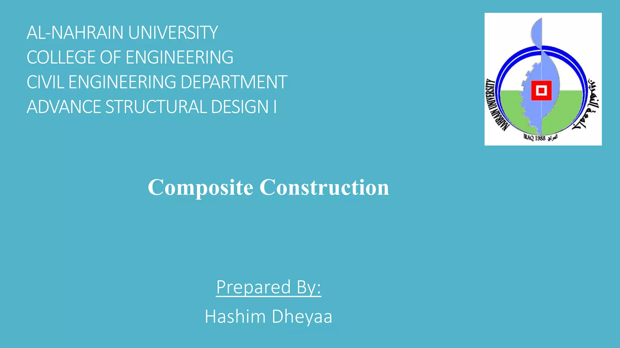 Composite construction PPT