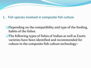 Composite fish culture