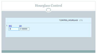 Hourglass Control
 