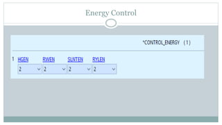 Energy Control
 