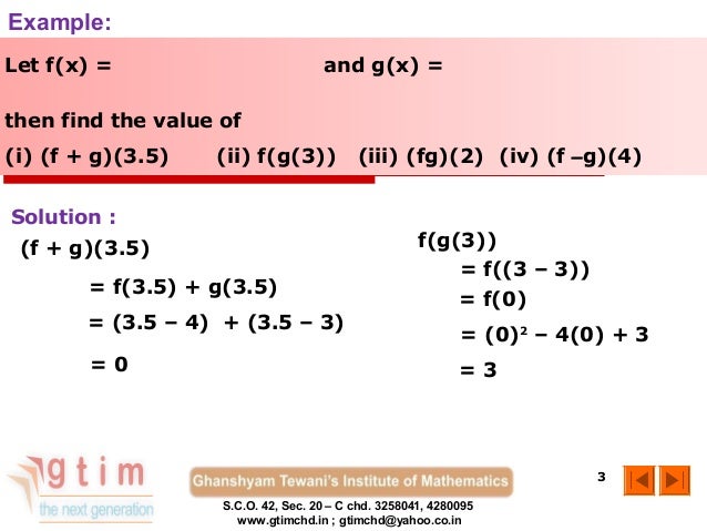 Composite Functions