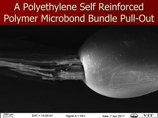 A Polyethylene Self Reinforced
Polymer Microbond Bundle Pull-Out
8/18/2022
ICONS 2018, December 14-17, 2018,
IIT, Chennai. 45
 