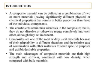 Composite materials PPT and this slide is provided for a novice learner ...