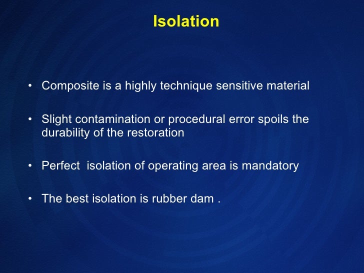 Composite resin technique