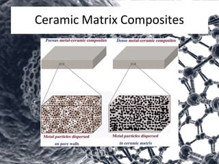 Advantages of composites
Composites can be very strong and stiff, yet very
light in weight, so ratios of strength-to-weigh...